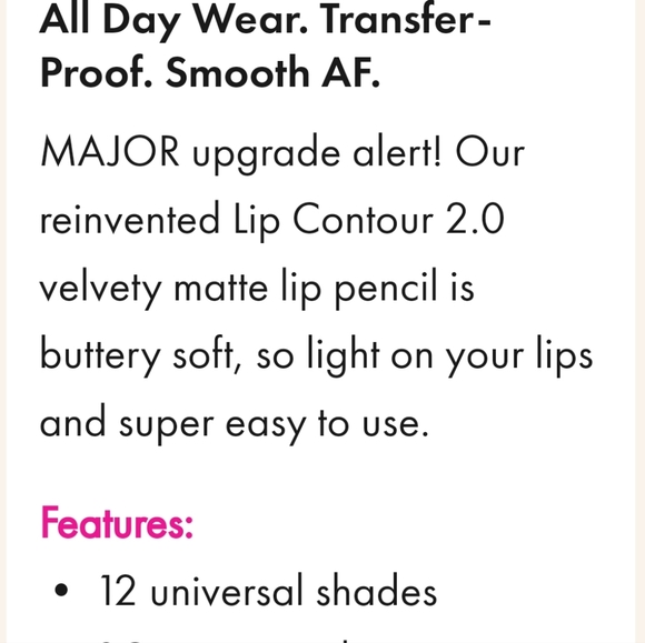 HUDA lip contour 2.0 automatic matte lip pencil in shade pinky brown. - Picture 3 of 9